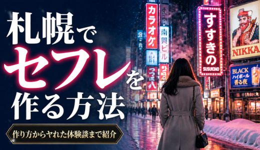 札幌セフレを作るには？作り方からヤれた体験談まで